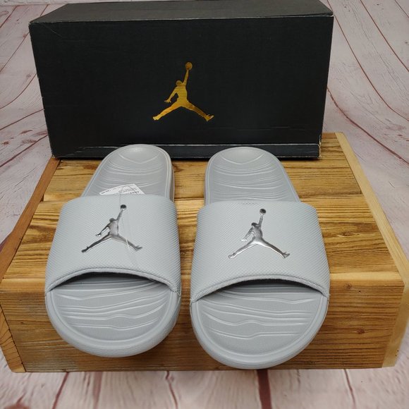 jordan break slide grey
